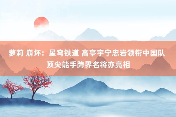 萝莉 崩坏：星穹铁道 高亭宇宁忠岩领衔中国队 顶尖能手跨界名将亦亮相