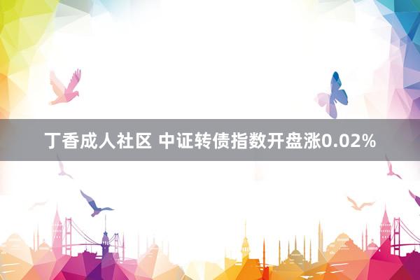 丁香成人社区 中证转债指数开盘涨0.02%