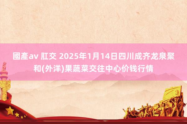 國產av 肛交 2025年1月14日四川成齐龙泉聚和(外洋)果蔬菜交往中心价钱行情
