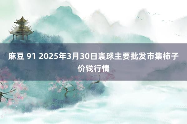 麻豆 91 2025年3月30日寰球主要批发市集柿子价钱行情