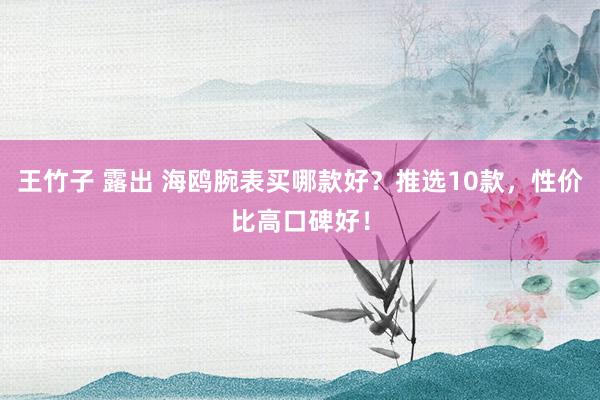 王竹子 露出 海鸥腕表买哪款好？推选10款，性价比高口碑好！