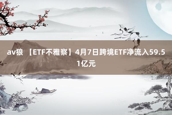 av狼 【ETF不雅察】4月7日跨境ETF净流入59.51亿元